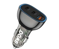 BWOO 68W automobilinis įkroviklis, dvigubas USB-C ir USB prievadas