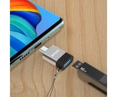 BWOO adapteris BZ-35 USB į USB-C pilkas OTG