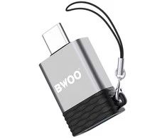 Conceptronic BWOO adapteris BZ-35 USB į USB-C pilkas OTG