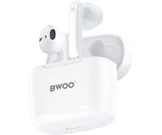 BWOO belaidės TWS ausinės BW94-WH baltos spalvos