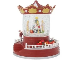 Sieninis šviestuvas Christmas Snow Globe žibintas CAROUSEL FLX-4 Forever Light