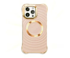 Telforceone Magnetinis dėklas Circle Glam Mag telefonui iPhone 16 Plus 6,7 rožinės spalvos