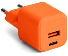 COLORUM laidinis įkroviklis USB-A + USB-C PD 30W CLS30-AC-10 xOrange