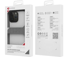 Comma dėklas, skirtas Hard Jacket, skirtas iPhone 15 Plus permatomas antibacterial