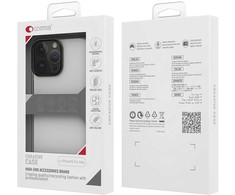 Comma dėklas, skirtas Hard Jacket, skirtas iPhone 15 Pro Max permatomas antibacterial