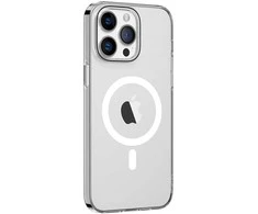 Comma dėklas, skirtas Hard Jacket Mag, skirtas iPhone 15 Plus permatomas antibacterial