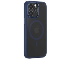 Comma dėklas, skirtas Joy Elegant Mag, skirtas iPhone 15 Plus mėlynos spalvos