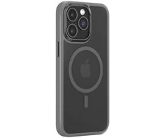 Comma dėklas, skirtas Joy Elegant Mag, skirtas iPhone 15 Plus pilkos spalvos