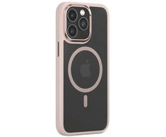Comma dėklas, skirtas Joy Elegant Mag, skirtas iPhone 15 Plus rožinės spalvos