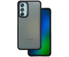 Telforceone Crystal Juodas dėklas, skirtas Samsung Galaxy M55 5G mėlynas