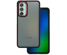 Telforceone Crystal Juodas dėklas, skirtas Samsung Galaxy M55 5G raudonas