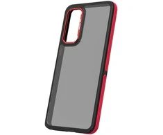 TFO Crystal Juodas dėklas, skirtas Samsung Galaxy M55 5G, raudonas