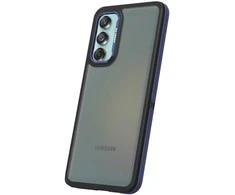 Telforceone Crystal Juodas dėklas, skirtas Samsung Galaxy M55 5G mėlynas