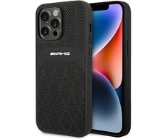 Mercedes Benz Apple iPhone 14 Pro Max Mercedes AMG odinis dėklas Curved Lines MagSafe juodos spalvos