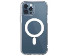 Telforceone Anti Shock 1,5 mm Mag dėklas "iPhone 15 Pro Max" 6,7 permatomas su didele skyle
