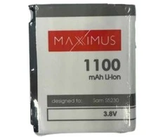 Dėklas Samsung BAT MAXXIMUS SAM S5230 1100mAh Li-Ion AB553443CE