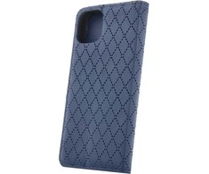 Telforceone Telefono dėklas knygelė Smart Caro, skirtas iPhone 16 Plus 6,7 tamsiai mėlynas