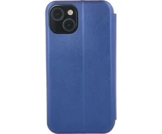 Telforceone Telefono dėklas knygelė Smart Diva, skirtas iPhone 16 Plus 6,7 tamsiai mėlynas
