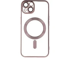 Dėklas Color Chrome Mag case for iPhone 17 Pro Max 6,9" rose auksinis open ring