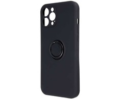 iLike Dėklas Finger Grip su pirštų laikikliu, skirtas iPhone 16 Pro Max 6,9 juodas