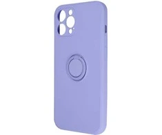 Telforceone Dėklas Finger Grip su pirštų laikikliu, skirtas iPhone 16 Pro Max 6,9 violetinės spalvos