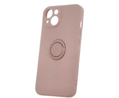 Telforceone Dėklas Finger Grip su pirštų laikikliu, skirtas iPhone 16 Pro 6,3 rožinės spalvos
