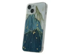Telforceone Auksinis "Gold Glam" dėklas iPhone 15 6,1 kalnas