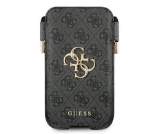 Guess krepšys 6,7" 4G Metal Logo (Guhcp12l4gpsgr) pilkos spalvos