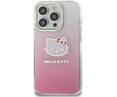 Samsung Galaxy A55 5G Hello Kitty dėklas IML Gradient Electrop Kitty Head (HKHCSA55HDGKEP) rožinės spalvos