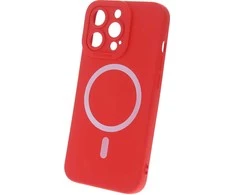 Telforceone Silikoninis magnetinis dėklas, skirtas iPhone 16 Plus 6,7 raudonos spalvos