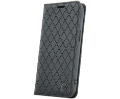 Telforceone Telefono dėklas knygelė Smart Caro, skirtas iPhone 16 Plus 6,7 juodas