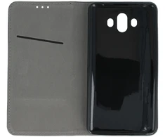 Nemo Motorola Moto G85 5G Wallet atverčiamas Leatherette Holster Magnet Book dėklas telefonui juodos spalvos