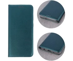 Reach Dėklas Smart Magnetic Xiaomi Redmi 14C/Redmi A4/Poco C75 tamsiai žalias