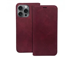 Dėklas Smart Suede case for iPhone 17 Pro 6,3" / iPhone 18 Pro 6,3" maroon