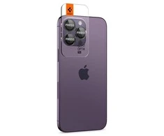 Spigen OPTIK.TR ”EZ FIT” CAMERA PROTECTOR 2-PACK Apple iPhone 14 Pro / 14 Pro Max / 15 Pro / 15 Pro Max / 16 Pro / 16 Pro Max / 17 Pro / 17 Pro Max Juodas