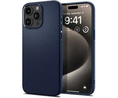 Dėklas SPIGEN LIQUID AIR IPHONE 15 PRO MAX NAVY Mėlynas