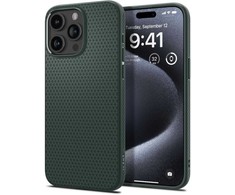 Dėklas Spigen Liquid Air skirtas iPhone 15 Pro Abyss Žalias