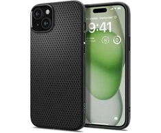 Dėklas SPIGEN LIQUID AIR IPHONE 15+ Juodas