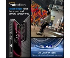 Dėklas SPIGEN LIQUID AIR IPHONE 15 PRO Juodas