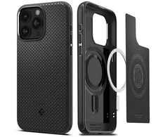 Spigen Mag Armor (MagFit) dėklas skirtas Apple iPhone 15 Pro, spalva - Matte Black