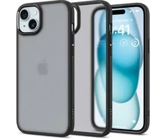 Spigen Ultra Hybrid Matte dėklas skirtas Apple iPhone 15, spalva - Frost Black