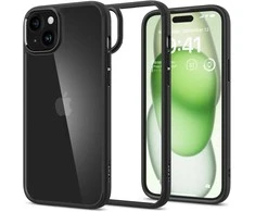 Spigen Ultra Hybrid dėklas skirtas Apple iPhone 15 Plus, spalva - Matte Black