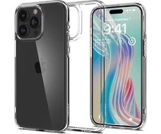 Spigen Ultra Hybrid dėklas skirtas Apple iPhone 15 Pro Max, spalva - Crystal Clear