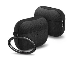 Spigen URBAN FIT AIRPODS PRO 1/2 dėklas ausinėms, juodos spalvos