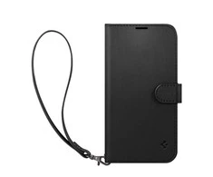 Dėklas Spigen Wallet S, juodos spalvos – Apple iPhone 14