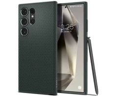 Spigen Liquid Air dėklas skirtas Samsung Galaxy S24 Ultra, spalva - Abyss Green
