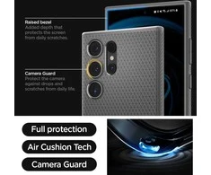 Spigen Liquid Air dėklas skirtas Samsung Galaxy S24 Ultra, spalva - Granite Gray