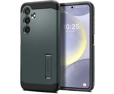 Spigen Tough Armor dėklas, skirtas Samsung Galaxy S24+ abyss žalios spalvos