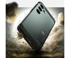 Spigen Tough Armor dėklas, skirtas Samsung Galaxy S24 abyss žalios spalvos