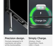 Dėklas Spigen Tough Armor MagSafe, juodos spalvos – Samsung Galaxy S24 Ultra